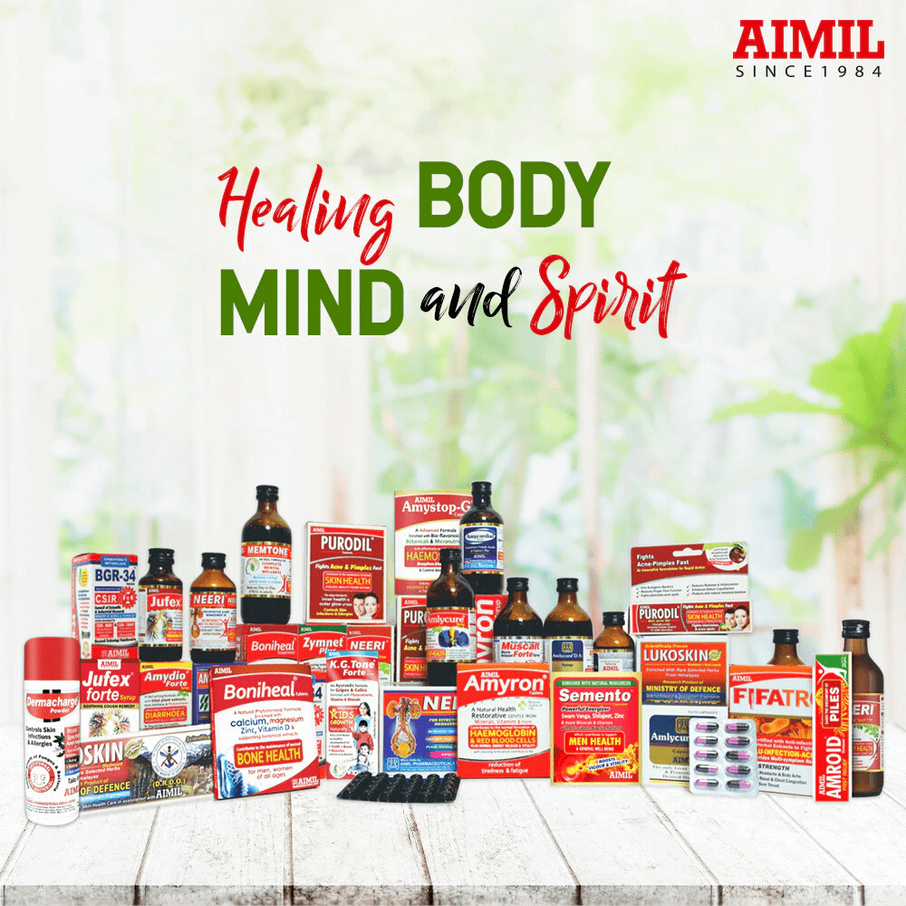 wide range of Ayurvedic medicines and supplements displayed together tablets syrups tonics capsules